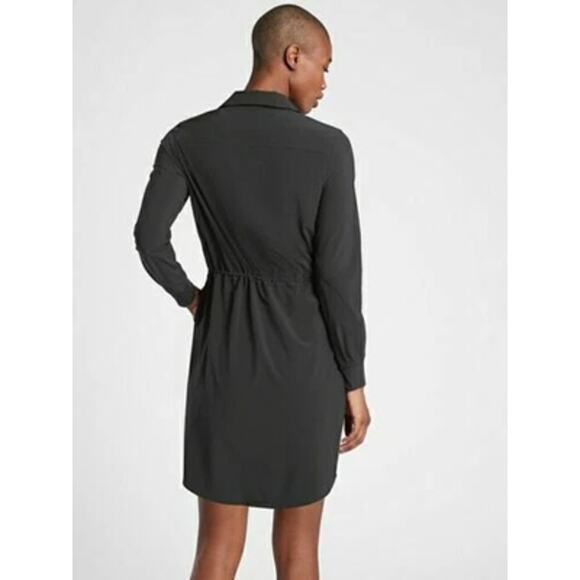 Athleta Zuma Shirtdress Black Size M NWT - Picture 2 of 6